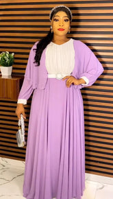 Elegant Dashiki Maxi Dress – Traditional African Long Sleeve Summer Dress for Women - Free Delivery only at Flexi Africa